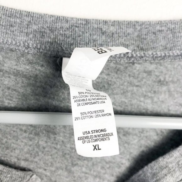 Jose Cuervo Short Sleeve Henley T Shirt XL Gray Mens - Picture 5 of 5